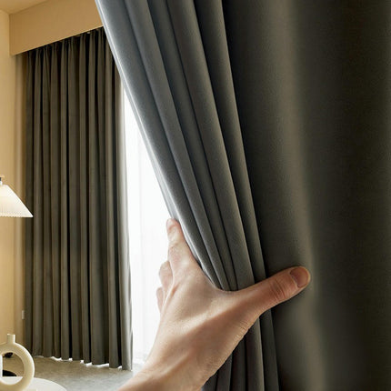 2 Panels Blackout Velvet Curtains for Bedroom Living Room Drapes,Rod Pocket 2
