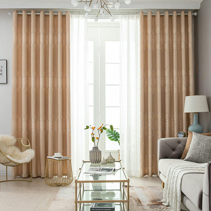 2 Panels Thermal Blackout Curtains Window Curtains for Living Room Grommet Tops