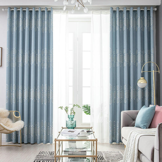 2 Panels Thermal Blackout Curtains Window Curtains for Living Room Grommet Tops