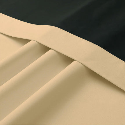 100% Blackout Curtains Blackout Curtains for Living Room 2 Panels Rod Pocket