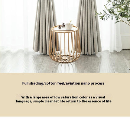 2 Panels Linen Blackout Curtains Curtains for Living Room Bedroom Grommet Tops 1