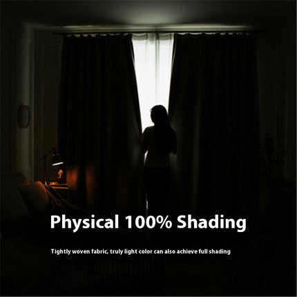 2 Panels Linen Blackout Curtains Curtains for Living Room Bedroom Grommet Tops 3