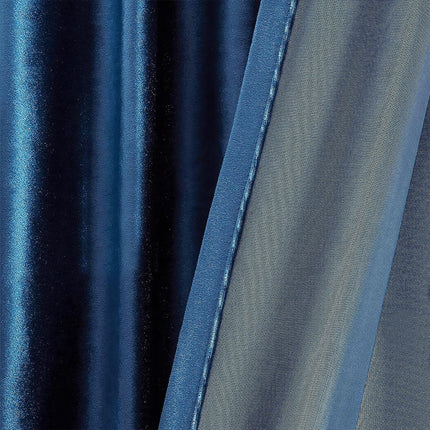 2 Panels Velvet Blackout Curtains Bedroom Thermal Insulated Curtain Rod Pocket