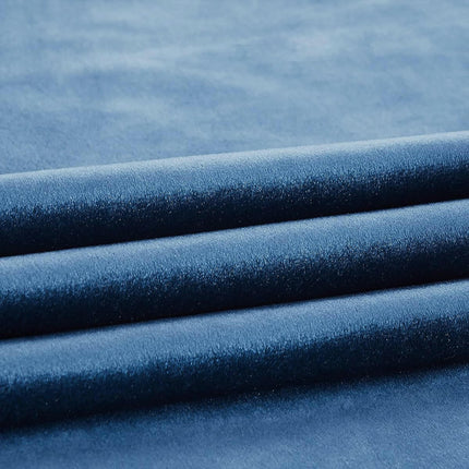 2 Panels Velvet Blackout Curtains Bedroom Thermal Insulated Curtain Rod Pocket