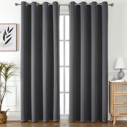 Blackout Curtains 2 Panels for Living Room ,Light Out Curtains Grommet Tops