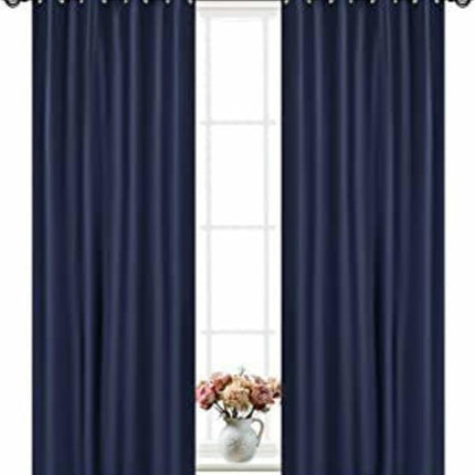 Blackout Curtains 2 Panels for Living Room ,Light Out Curtains Grommet Tops