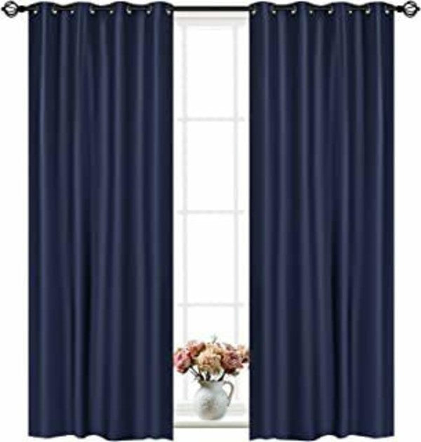 Blackout Curtains 2 Panels for Living Room ,Light Out Curtains Grommet Tops