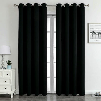 Blackout Curtains 2 Panels for Living Room ,Light Out Curtains Grommet Tops