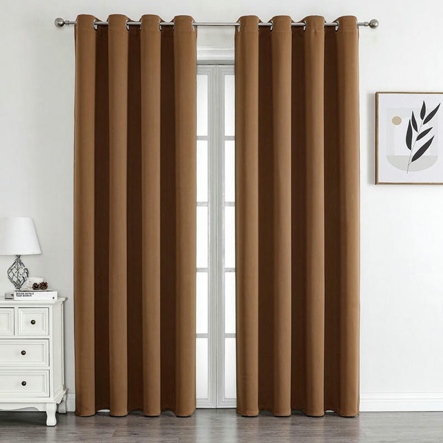 Blackout Curtains 2 Panels for Living Room ,Light Out Curtains Grommet Tops 1
