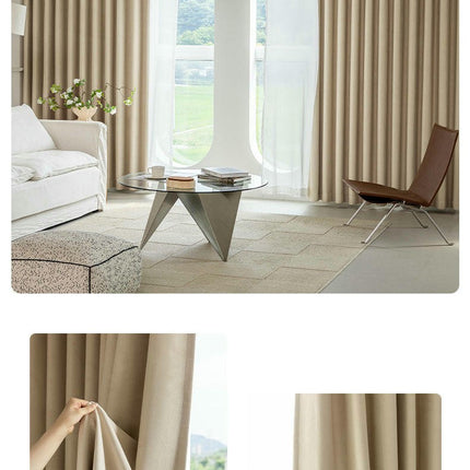 2 Panels Blackout Curtains for Living Room Full Thermal Insulated Grommet Tops