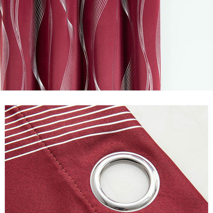 2 Panels Blackout Curtains Thermal Noise Reducing Drapes Curtains Grommet Tops