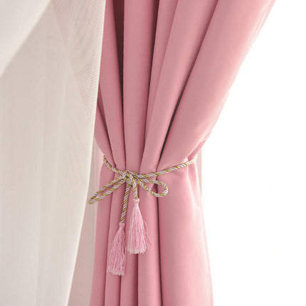 2 Panels Blackout Curtains for Kids Girls Room Darkening Drapes Grommet Tops