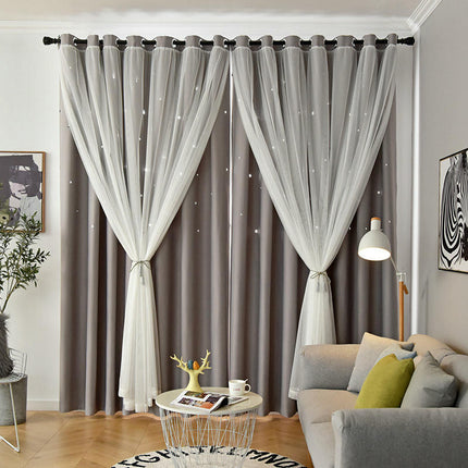 2 Panels Blackout Curtains for Kids Girls Room Darkening Drapes Grommet Tops