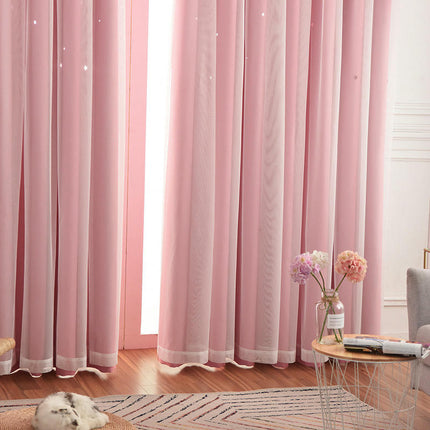 2 Panels Blackout Curtains for Kids Girls Room Darkening Drapes Grommet Tops