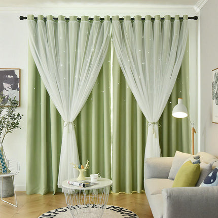 2 Panels Blackout Curtains for Kids Girls Room Darkening Drapes Grommet Tops