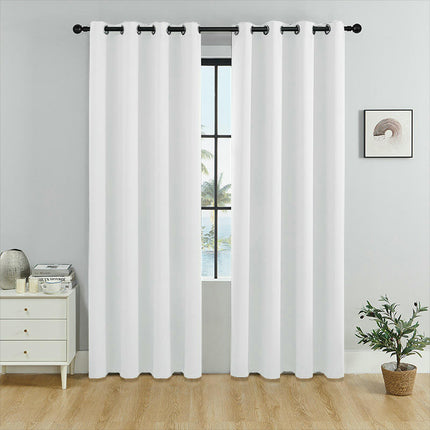 2 Panels 100% Blackout Window Curtain for Bedroom Living Room Grommet Tops