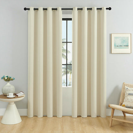 2 Panels 100% Blackout Window Curtain for Bedroom Living Room Grommet Tops