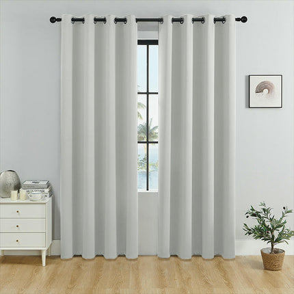 2 Panels 100% Blackout Window Curtain for Bedroom Living Room Grommet Tops