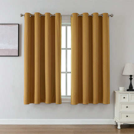 2 Panels,100% Blackout Thermal Insulated Curtains for Living Room Grommet Tops