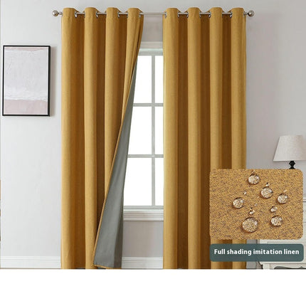 2 Panels,100% Blackout Thermal Insulated Curtains for Living Room Grommet Tops