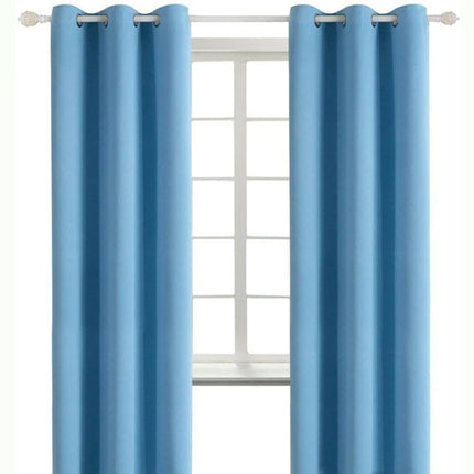 2 Panels Privacy Protection Blackout Curtains   Thermal Drapes Grommet Tops