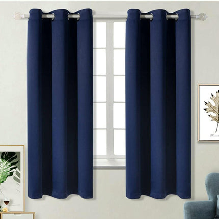 2 Panels Privacy Protection Blackout Curtains   Thermal Drapes Grommet Tops