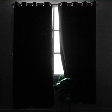 2 Panels Privacy Protection Blackout Curtains   Thermal Drapes Grommet Tops