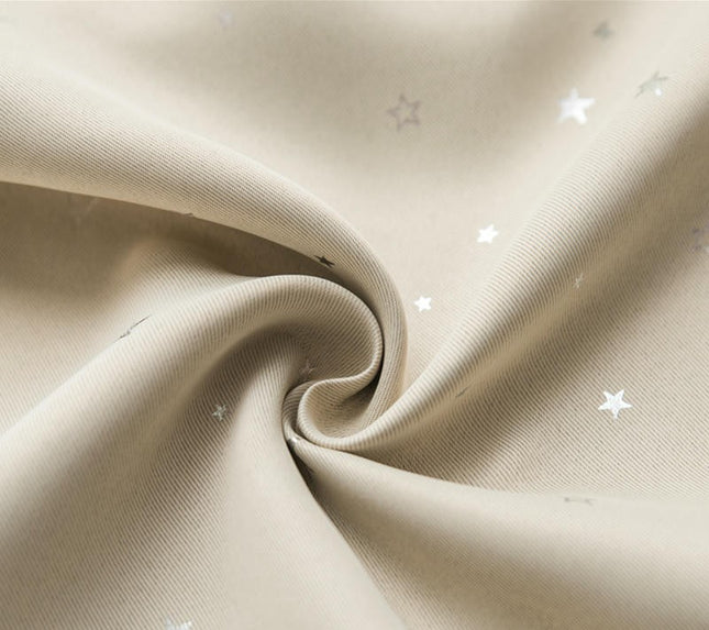 2 Panels Blackout Curtains for Living Room Bedroom Star Curtains Grommet Tops