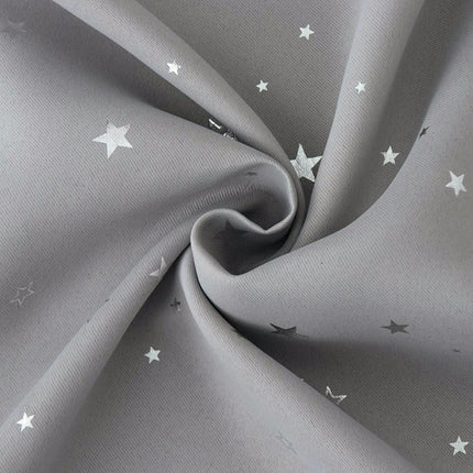 2 Panels Blackout Curtains for Living Room Bedroom Star Curtains Grommet Tops