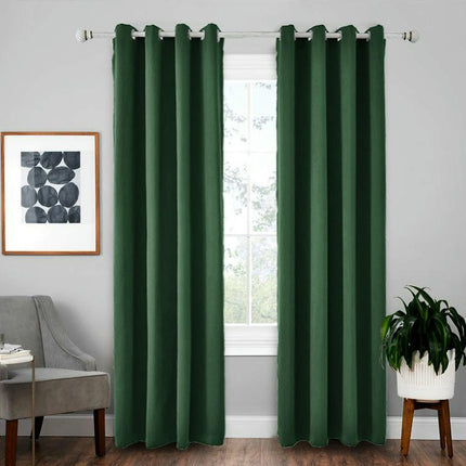 2 Panels Full Blackout Window Curtains Drapes for Bedroom Livingroom Grommet Tops 1
