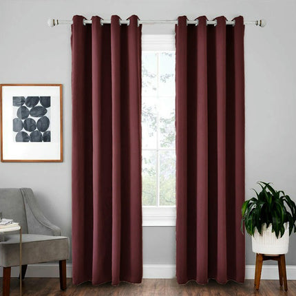 2 Panels Full Blackout Window Curtains Drapes for Bedroom Livingroom Grommet Tops