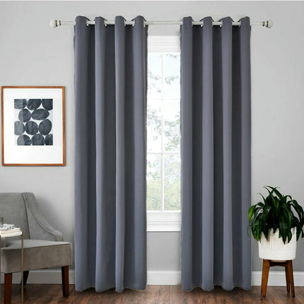 2 Panels Full Blackout Window Curtains Drapes for Bedroom Livingroom Grommet Tops