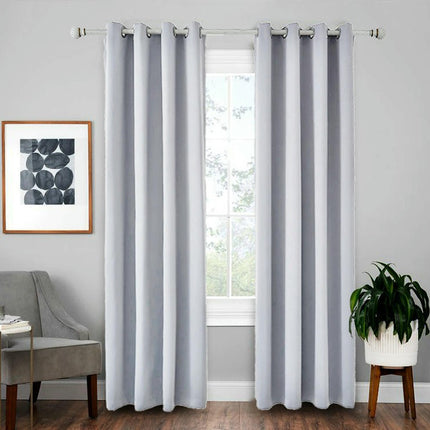 2 Panels Full Blackout Window Curtains Drapes for Bedroom Livingroom Grommet Tops