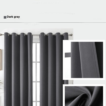 2 Panels Blackout Thermal Curtains Noise Reducing Window Drapes Grommet Tops