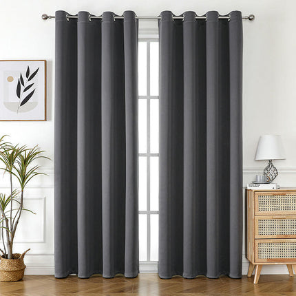 Thermal Insulated Blackout Curtains for Full Room Curtain,2 Panels Grommet Tops