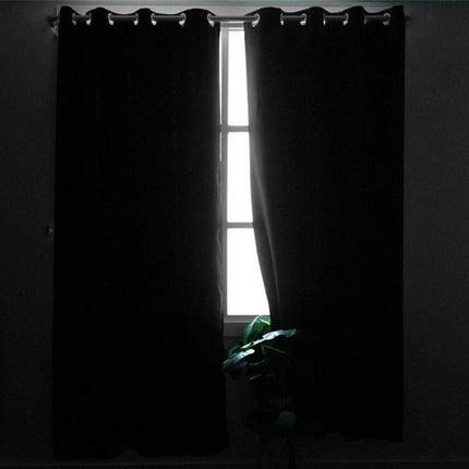 Thermal Insulated Blackout Curtains for Full Room Curtain,2 Panels Grommet Tops