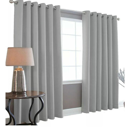 Thermal Insulated Blackout Curtains for Full Room Curtain,2 Panels Grommet Tops