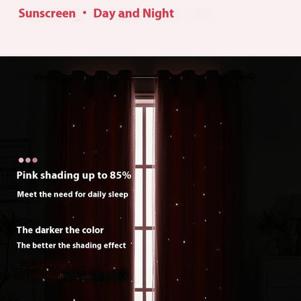 2 Panels Blackout Curtains for Kids Room Darkening Window Drapes Grommet Tops