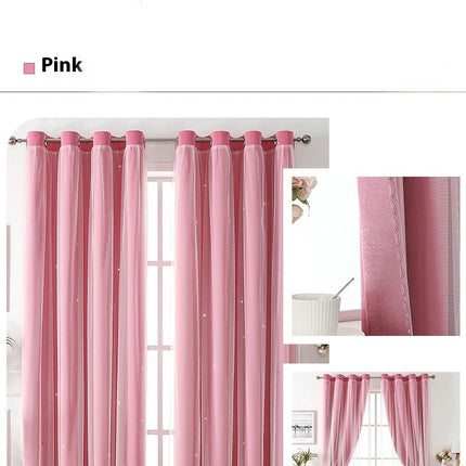 2 Panels Blackout Curtains for Kids Room Darkening Window Drapes Grommet Tops