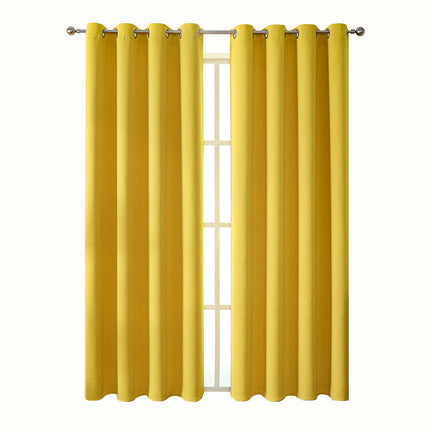 Blackout Curtains 2 Panels Thermal Insulated Curtain Drapes Grommet Tops 2