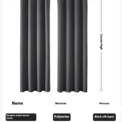 Blackout Curtains 2 Panels Thermal Insulated Curtain Drapes Grommet Tops 2