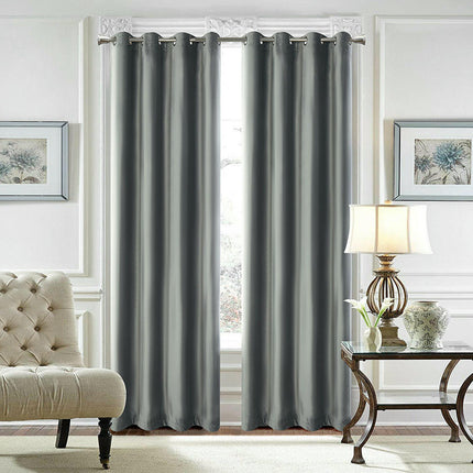 2 Panels Blackout Curtains Full Light Blocking Curtains for Room Grommet Tops