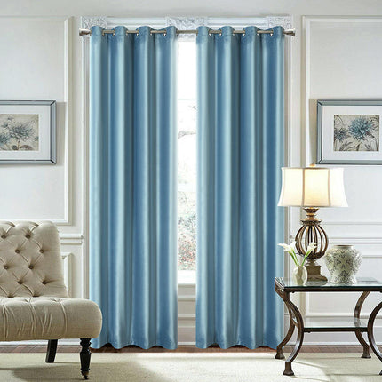 2 Panels Blackout Curtains Full Light Blocking Curtains for Room Grommet Tops