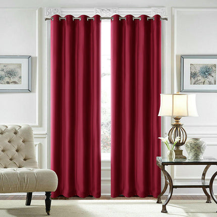 2 Panels Blackout Curtains Full Light Blocking Curtains for Room Grommet Tops 3