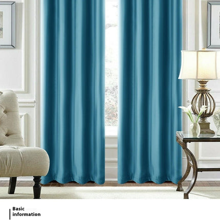 2 Panels Blackout Curtains Full Light Blocking Curtains for Room Grommet Tops