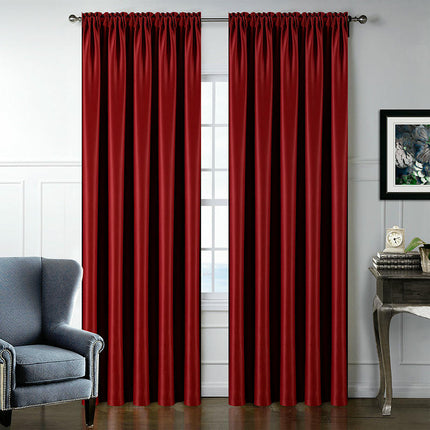 2 Panels Curtains Panels for Living Room, Velvet Textured Drapes Rod Pocket