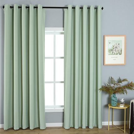 2 Panels Curtains Panels for Living Room, Velvet Textured Drapes Rod Pocket
