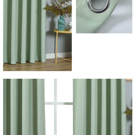 2 Panels Curtains Panels for Living Room, Velvet Textured Drapes Rod Pocket