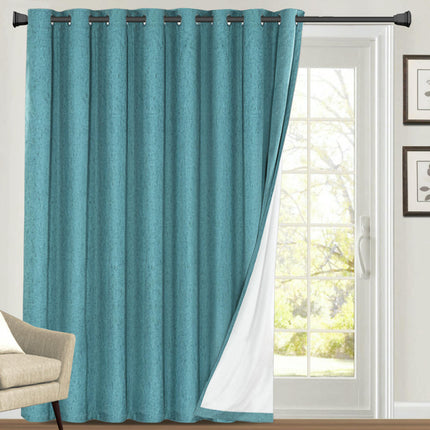 2 Panels Curtains 100% Blackout Thermal Drapes Privacy Protection Grommet Tops