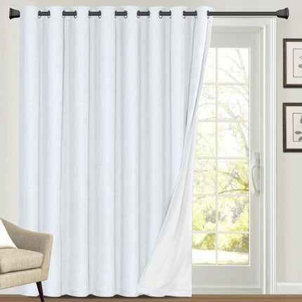2 Panels Curtains 100% Blackout Thermal Drapes Privacy Protection Grommet Tops